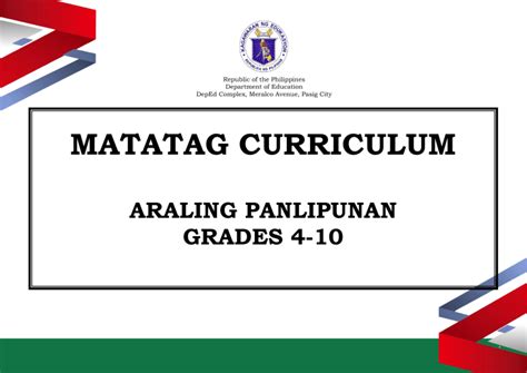 Araling Panlipunan CG 2023 .